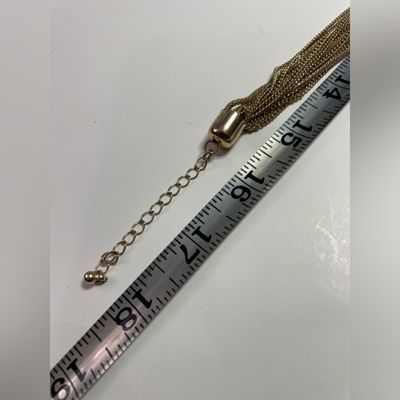 WOMEN'S GOLD KNOT NECKLACE with lobster clasp 18' - Picture 6 of 16